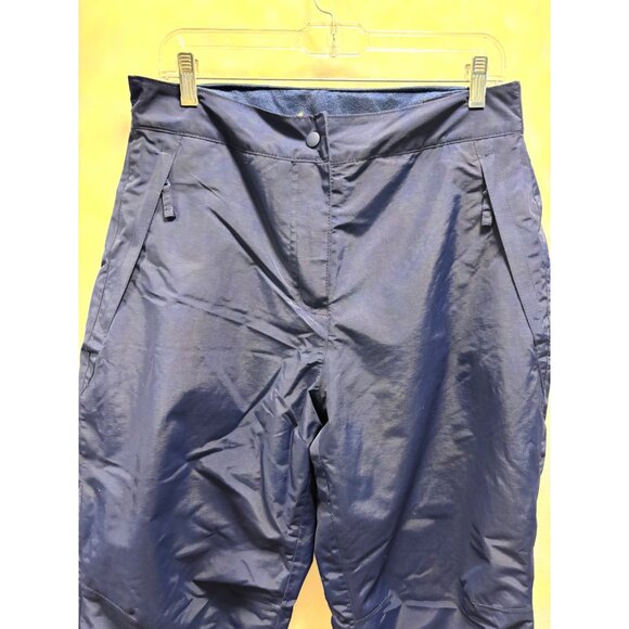 Lands End Womens Waterproof Insulated Snow Pants Size 6-8 Navy Blue - Picture 10 of 16